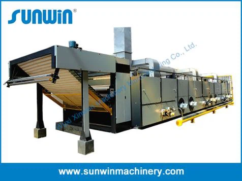 Enofazni tkaninski sušilni stroj brez napetosti